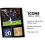 Icons Wall Art Photo imprimée de Steph Curry - Format A4 - Cadeau pour les fans de basket-ball - Reproduction numérique - Sans c