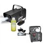 Mooving Light & Sound - Pack Pied Lumière ML-SUPPORT-DJLIGHT réglable - 4 projecteurs Par RGB - Machine à fumée - Fête Anniversa