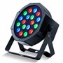 Mooving Light & Sound - Pack Pied Lumière ML-SUPPORT-DJLIGHT réglable - 4 projecteurs Par RGB - Machine à fumée - Fête Anniversa