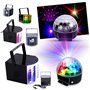 Mooving Light & Sound - Pack Lumière Pied réglable ML-SUPPORT-DJLIGHT - 5 jeux de lumières - Fête maison anniversaire
