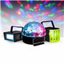 Mooving Light & Sound - Pack Lumière Pied réglable ML-SUPPORT-DJLIGHT - 5 jeux de lumières - Fête maison anniversaire