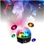Mooving Light & Sound - Pack Lumière Pied réglable ML-SUPPORT-DJLIGHT - 5 jeux de lumières - Fête maison anniversaire