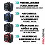 Sac Bowlingball Pro Bowl Single Tote Sac de bowling 1 balle avec compartiment à chaussures Portable avec compartiments pour acce