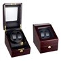 CWZZWS 2 + 3 Boîte à Enrouleur de Montre Automatique pour 5 Montres Motor de sliant et 5 Modes de Rotation Mini Watch Box de Ran