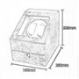 CWZZWS 2 + 3 Boîte à Enrouleur de Montre Automatique pour 5 Montres Motor de sliant et 5 Modes de Rotation Mini Watch Box de Ran