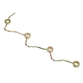 23760-54030 2376054030 Tuyau de rampe de carburant d'injecteur de pétrole brut compatible for Toyota Hilux LN106 LN167 2.8 et 3.