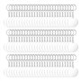 Aqxyedc Disques de Cercle Transparent Acrylique Set Sacs Décor Chaînes de clés de décoration Clair CLAIS CLOUCHE Acrylic CLANCHA