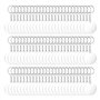 Aqxyedc Disques de Cercle Transparent Acrylique Set Sacs Décor Chaînes de clés de décoration Clair CLAIS CLOUCHE Acrylic CLANCHA