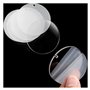 Aqxyedc Disques de Cercle Transparent Acrylique Set Sacs Décor Chaînes de clés de décoration Clair CLAIS CLOUCHE Acrylic CLANCHA