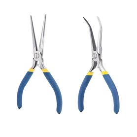 HEXHUASR Lot de 2 Mini-Pinces à Bec effilé de 15 cm avec poignées Confortables