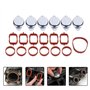 Akozon Kit de joints d'admission de 6 x 33mm bouchon clapet Rabats Reparatio avec collecteur Admission Joints pour E46 E60 E65 E