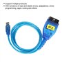 Ligne de Test d'adaptateur de câble de Diagnostic d'interface USB OBD, câble K + avec Pilote de CD pour K + K + Can avec Interru