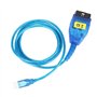 Ligne de Test d'adaptateur de câble de Diagnostic d'interface USB OBD, câble K + avec Pilote de CD pour K + K + Can avec Interru