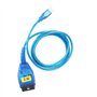 Ligne de Test d'adaptateur de câble de Diagnostic d'interface USB OBD, câble K + avec Pilote de CD pour K + K + Can avec Interru
