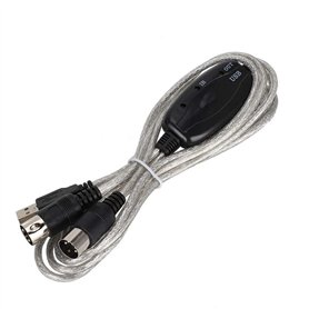 Câble d'entrée MIDI vers USB Interface MIDI