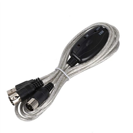 Câble d'entrée MIDI vers USB Interface MIDI