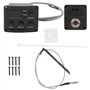 Ukulélé 3 Bandes EQ amplificateur égaliseur préampli Micro avec écran LCD Récupérer