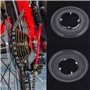 BHDD Protecteur de Rayon de vélo à 4 Griffes, Transparent, Protecteur de Rayon de vélo, Cassette réduisant Les sédiments sur Le 