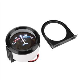Ever Voltmètre Ampèremètre de Voiture 2 Pouces 52mm 60-0-60A Ampèremètre de Voiture pour Modification