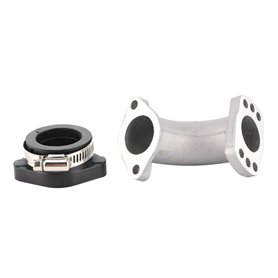 Tuyau de Tube d'admission de collecteur en caoutchouc de carburateur pour Mikuni VM22 VM24 OKO KOSO PE24 PE26 PE28 Collecteur D'