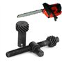 Kuuleyn Tendeur de tronçonneuse, tendeur de tendeur de chaîne pour tronçonneuse Chinoise 2500 25cc Timberpro Lawnflite