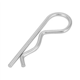 Clips de goupille fendue de type B goupille fendue 10 pièces/ensemble Kit d'assortiment de goupilles fendues à ressort(3 * 60mm