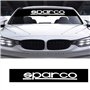 Autocollant de fenêtre de voiture, 51.2 * 8.3 pouces voiture avant arrière fenêtre pare-brise autocollant couverture style décor