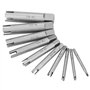 Extracteur de robinet, décapant de vis à tête cassée acier à grande vitesse dépouillé d'extracteur de robinet[10Pcs]