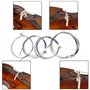 Corde en fil d'acier pour contrebasse facile à installer pour changer toutes les cordes d'une contrebasse
