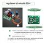 AC 50-220V 2000W SCR AC Régulateur de Tension Variateur de Vitesse pour Moteur Réglable LED Dim
