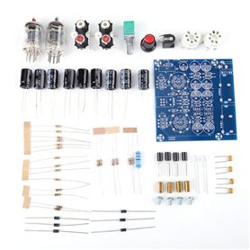 KUIDAMOS Tube d'électrons sous Vide de Carte d'amplificateurs de Tube 6J1 kit electronique pré-amplificateur de Tube AC12V 0.8A