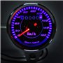 Kuuleyn Odomètre numérique Universel, jauge de Compteur de kilomètre numérique à LED de Modification rétro de Moto