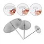 Lot de 4 clous en forme de fleur, 4 tailles pour décoration de gâteau, accessoire patisserie professionnel