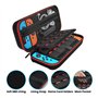 Étui de transport rigide et portable avec imprimé rouge pour cartes de jeu, noir, One Size