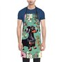 HTTUP Tablier de cuisine imperméable avec poches pour cuisine et pâtisserie Motif teckel 71 x 83 cm Noir Taille unique