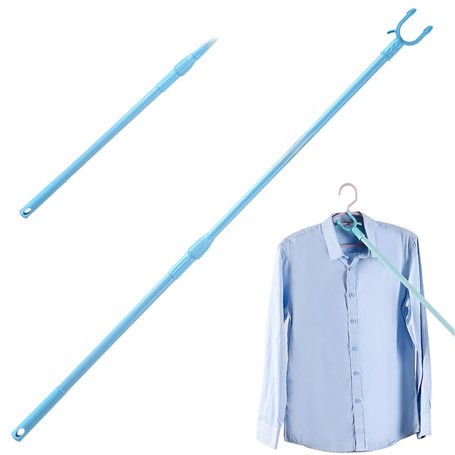 22.1-37.8 Pôle de vêtements télescopiques