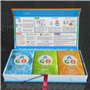 Jeu de société pour Apprendre l'anglais AGO Q&A: Coffret de 3 Jeux de Cartes pour découvrir Le vocabulaire de l'anglais Quotidie