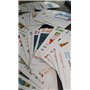 Jeu de société pour Apprendre l'anglais AGO Q&A: Coffret de 3 Jeux de Cartes pour découvrir Le vocabulaire de l'anglais Quotidie