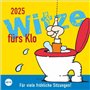 Calendrier mural humoristique 2025 avec 53 pages de blagues et de dictons pour les toilettes. Calendrier amusant à suspendre et