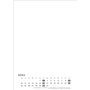 Calendrier de bricolage blanc A4 2025 de qualité supérieure : personnalisez votre calendrier mural 2025 selon vos envies : calen