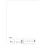 Calendrier de bricolage blanc A4 2025 de qualité supérieure : personnalisez votre calendrier mural 2025 selon vos envies : calen