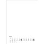Calendrier de bricolage blanc A4 2025 de qualité supérieure : personnalisez votre calendrier mural 2025 selon vos envies : calen