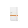 Moleskine - Carnet de Notes Classique Papier à Rayures - Journal Couverture Rigide et Fermeture par Elastique - Couleur Blanche