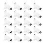 Aqxyedc Lot de 20 tiges aveugles Auto-alignantes de Luxe for fenêtre Verticale et Support Blanc Paquet de 10 (matériel de Traite