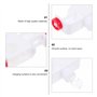 Aqxyedc Lot de 20 tiges aveugles Auto-alignantes de Luxe for fenêtre Verticale et Support Blanc Paquet de 10 (matériel de Traite