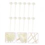 Sticks De Remplacement De Diffuseur De Fibre 12pcs Sticks D'arôme en Forme De Fleur Simulés Parfum De Bâtons Diffuseur Remplacem