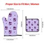 YYHHAOFA Blueberry Cake Prints Ensemble de gants de cuisine et maniques – Isolation épaisse des brûlures 2 gants isolants et un 