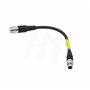 HangTon Câble adaptateur pour contrôleur de demande de zoom Canon 8 broches vers objectif Canon Hirose 20 broches CJ ZSD-300M 20