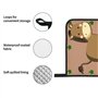 YYHHAOFA Cartoon Donkey Lot de 4 gants de cuisine isolés et maniques pour une protection anti-brûlure épaisse et durable