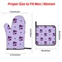 YYHHAOFA Blueberry Cake Lot de 4 maniques isolantes pour cuisine et pâtisserie pour une protection anti-brûlure épaisse et durab